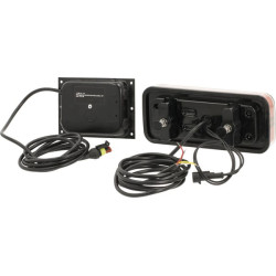 Daugiafunkcinis galinis šviesos diodas, stačiakampis, 12V (integruota varža), 200,5x85,3x28,9 mm, Kramp LA40070