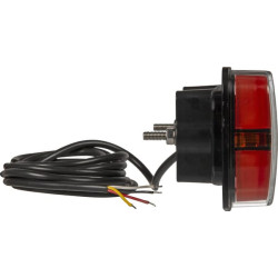 Daugiafunkcinis galinis šviesos diodas, stačiakampis, 12-24V, 200,5x85,3x28,9 mm, Kramp LA40071