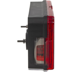 Daugiafunkcinis galinis dešinysis žibintas Halogeninis, stačiakampis, 12/24V, 242x134x58mm, 5 kontaktų, Kramp LA40908