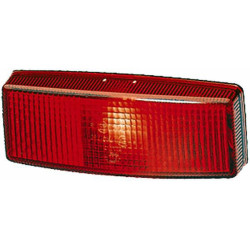 Žymeklis 5W, stačiakampis, 12V, raudonas, užsukamas, 110x25x40mm, Hella 2SA006717001