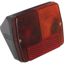 Galinis žibintas RH stačiakampis, raudonas/gintaras, užsukamas, 125xCobo 02383000