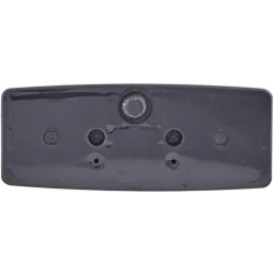 Galinis dešinės pusės žibintas stačiakampis, 12/24V, raudona/oranžinė, užsukamas, 158x51x64mm, Hella 2SD003184041