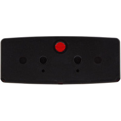 Galinis dešinės pusės žibintas stačiakampis, 12/24V, raudona/oranžinė/balta, užsukamas, 158x51x64mm, Hella 2SE997111021