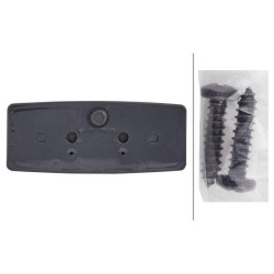 Galinis dešinės pusės žibintas stačiakampis, 12/24V, raudona/oranžinė/balta, užsukamas, 158x51x64mm, Hella 2SE003184101