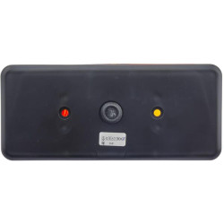 Galinis žibintas LH stačiakampis, 12/24V, raudona/oranžinė, užsukamas, 170x62x75mm, Hella 2SD002582011