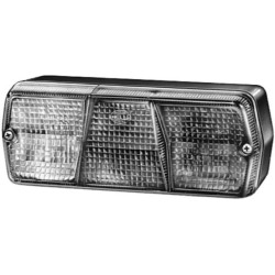 Galinis žibintas LH stačiakampis, 12/24V, raudona/oranžinė/gintarinė, užsukamas, 201x71x76mm, Hella 2SD001680271