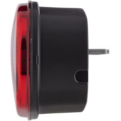 Galinis žibintas LH stačiakampis, 12V, raudona/balta/gintarinė, užsukamas, 225x122mm, Hella 2VP343640051