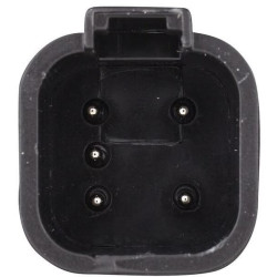 Galinis žibintas LH stačiakampis, 12V, raudona/balta/gintarinė, užsukamas, 225x122mm, Hella 2VP343640051