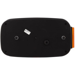 Galinis žibintas LH stačiakampis, 12V, raudonas/gintaras, užsukamas, 247x60x138mm, Hella 2VA998232291