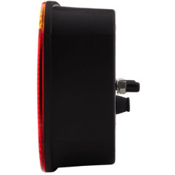 Galinis žibintas RH stačiakampis, 12V, raudonas/gintaras, užsukamas, 247x138mm, Hella 2VB998232221