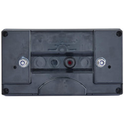 Galinis žibintas LH stačiakampis, 12/24V, raudona/oranžinė/balta, užsukamas, 256x70x144mm, Hella 2VP340400151