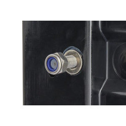 Galinis žibintas LH stačiakampis, 12/24V, raudona/oranžinė/balta, užsukamas, 256x70x144mm, Hella 2VP340400151