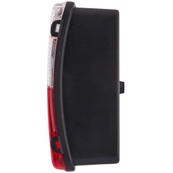 Galinis žibintas RH stačiakampis, 12V, raudona/oranžinė/balta, korpusas: pilkas, užsukamas, 281x53.5x138.9mm, Hella 2VB341032141