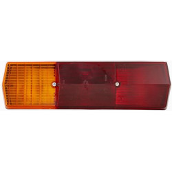 Galinis žibintas LH stačiakampis, 12/24V, gintarinis/raudonas, užsukamas, 330x78x95mm, Hella 2SD001688171