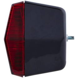 Galinis dešinės pusės žibintas stačiakampis, 12/24V, gintarinis/raudonas, užsukamas, 330x78x95mm, Hella 2SD001688141