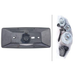 Galinis žibintas LH stačiakampis, 12/24V, raudona/oranžinė, užsukamas, 344x72x147mm, Hella 2SE003167031