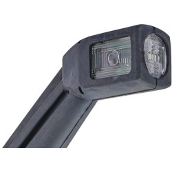 Galinis žibintas RH stačiakampis, 24V, gintarinis/skaidrus/raudonas, užsukamas, Hella 2VP340931161