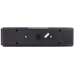 Stačiakampio formos galinis žibintas, 24 V, skaidrus/gintarinis/raudonas, užsukamas, 476x83x131mm, 8 kontaktų, Hella 2VD00732313