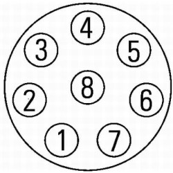 Stačiakampio formos galinis žibintas, 24 V, skaidrus/gintarinis/raudonas, užsukamas, 476x83x131mm, 8 kontaktų, Hella 2VD00732313