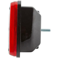 Galinis dešinės pusės žibintas stačiakampis, 12/24V, raudona/gintarinė/balta, užsukamas, 343x75x133mm, Hella 2VP003567121