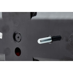 Galinis dešinės pusės žibintas stačiakampis, 12/24V, raudona/gintarinė/balta, užsukamas, 343x75x133mm, Hella 2VP003567121