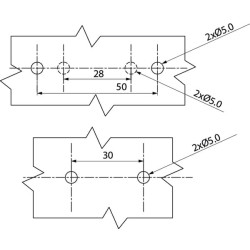 Žymeklis LED, stačiakampis, 12-24V, 130x57x43mm, Kramp LA30145