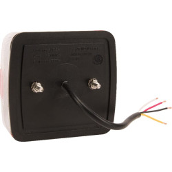 Galinis šviesos diodas, 1W, kvadratinis, 12V, 106x35x98mm, 18 LED LA99190KR