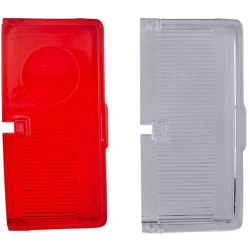 Galinis kvadratinis žibintas, 12/24V, raudona/oranžinė/balta, užsukamas, 121x56x121mm, Hella 2SE002578701