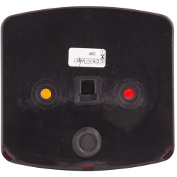 Galinis dešinys kvadratinis žibintas, 12V, gintaras/raudonas, užsukamas, 95x54,5x90mm, Hella 2SE002776221