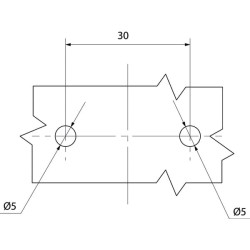 Žymeklis LED, kvadratinis, 12-24V, 65x65x28mm, Kramp LA30140