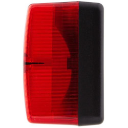 Galinis kvadratinis žibintas, 12/24V, raudonas, užsukamas, 90x60x80mm, Hella 2SA996012091
