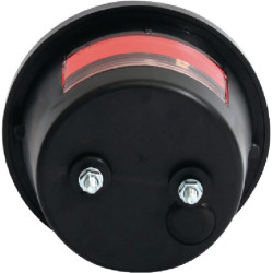 Galinis žibintas LH apvalus, 12/24V, gintaras/raudonas, užsukamas, Ø 132mm, Waś 1400681100