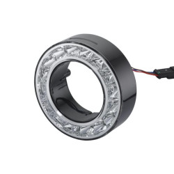 Stabdžių žibintas LED, 2,30 W, žiedas, 12 V, baltas, 16 LED, Hella 2SB009362021