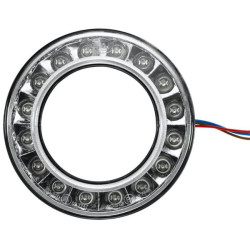 Stabdžių žibintas LED, 2,30 W, žiedas, 12 V, baltas, 16 LED, Hella 2SB009362021