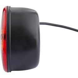 Galinis šviesos diodas, apvalus, 24 V, raudonas/oranžinis, užsukamas, Ø 140 mm, 42 LED, Hella 2SD001685347