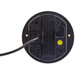 Galinis šviesos diodas, apvalus, 12/24 V, raudonas/geltonas, įjungiamas, 4 šviesos diodai, Hella 2SD344100001