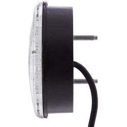 Galinis šviesos diodas, 4,50 W, apvalus, 12/24 V, geltonas / skaidrus, užsukamas, Ø 122,5 mm, 24 šviesos diodai, Hella 2SD344200