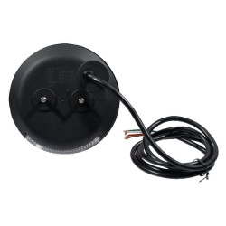 Galinis šviesos diodas, apvalus, 12/24 V, raudonas/gintaras, užsukamas, Ø 140 mm LA2003M