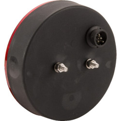 Daugiafunkcinis galinis LED žibintas, apvalus, 12-24V, Ø 142mm, 5 kontaktų, Kramp LA40042