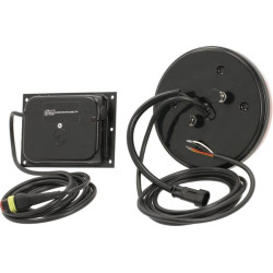 Daugiafunkcinis galinis šviesos diodas, apvalus, 12 V (integruotas atsparumas), Ø 142 mm, Kramp LA40072