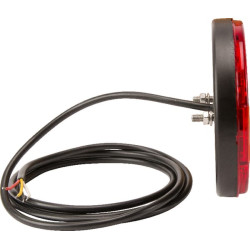 Daugiafunkcinis galinis žibintas LED, apvalus, 12-24V, Ø 140mm, Kramp LA40011