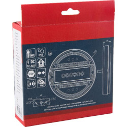 Daugiafunkcinis galinis šviesos diodas, apvalus, 12-24V, Ø 140 mm, 5 kontaktų, Kramp LA40012