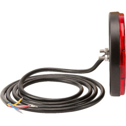 Daugiafunkcinis galinis LED žibintas, apvalus, 12-24V, Ø 140mm, Kramp LA40013