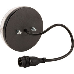 Daugiafunkcinis galinis šviesos diodas, apvalus, 12-24 V, Ø 115 mm, 5 kontaktų, Kramp LA40048