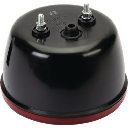 Galinis apvalus žibintas, raudonas/gintaras, užsukamas, Ø 115 mm, Cobo 0211930000