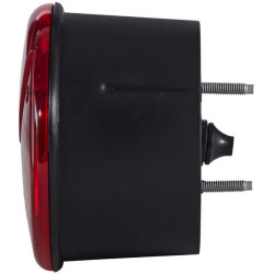 Stabdžių žibintas apvalus, 12/24V, raudonas, užsukamas, Ø 122,5 mm, Hella 2TA964169061