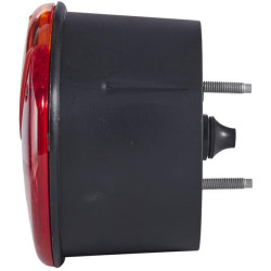 Galinis apvalus žibintas, 12/24V, raudonas/oranžinis, užsukamas, Ø 122,5 mm, Hella 2SD964169111