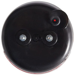 Galinis apvalus žibintas, 12/24V, gintarinis/raudonas, užsukamas, Ø 140mm, Hella 2SE001685201