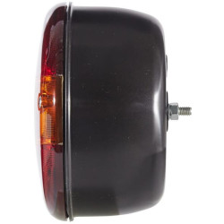 Galinis apvalus žibintas, 12/24V, gintarinis/raudonas, užsukamas, Ø 140mm, Hella 2SD001685231