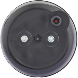 Galinis apvalus žibintas, 12/24V, gintarinis/raudonas, užsukamas, Ø 140mm, Hella 2SD001685211